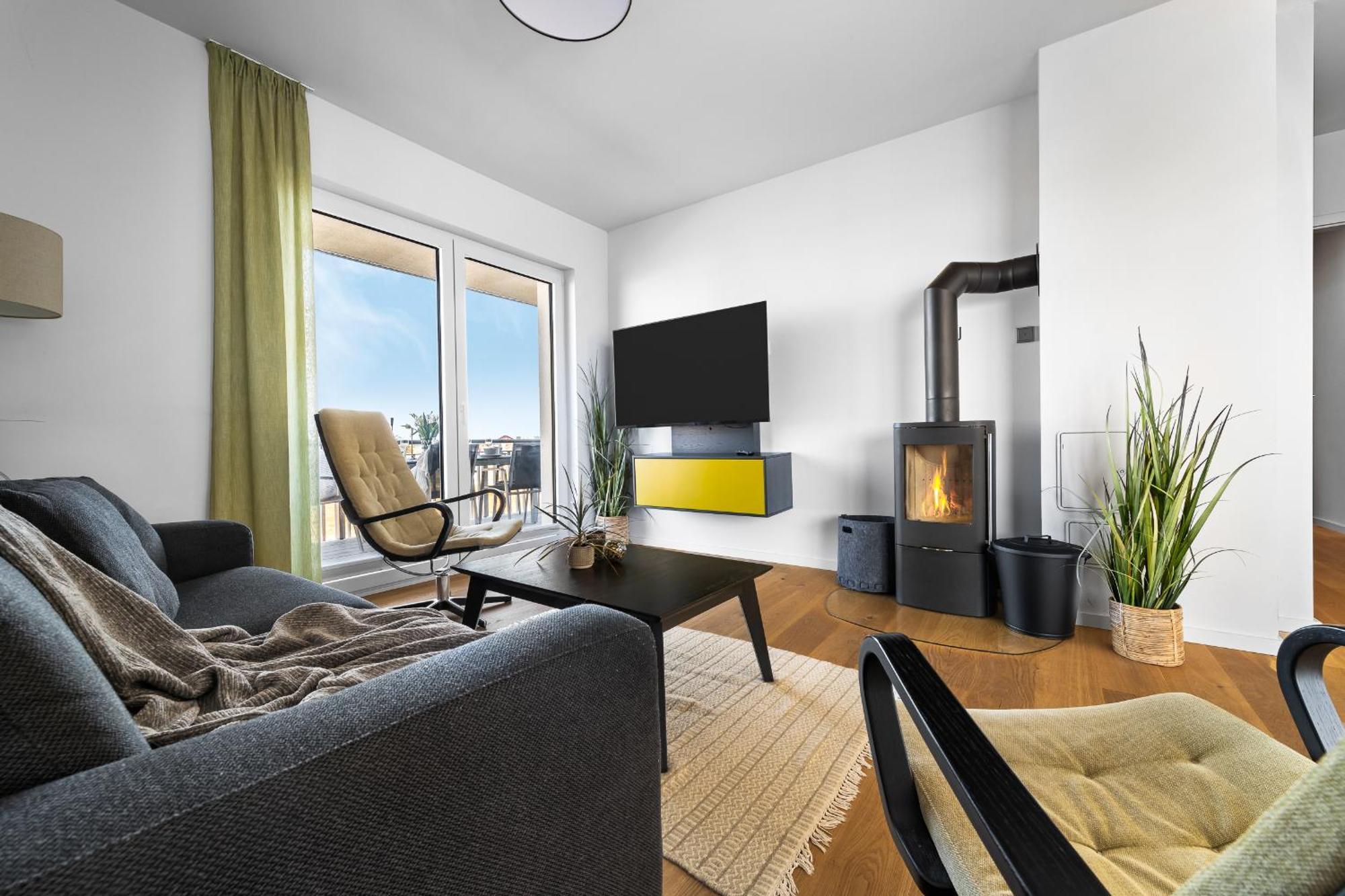 דירות אולפניץ Ocean Star- 1 Og, Balkon, Hafenblick, Kamin מראה חיצוני תמונה